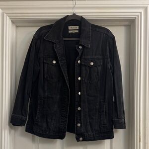 Madewell Black Jean Jacket